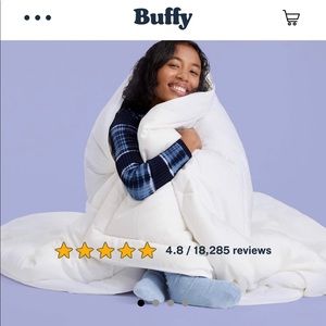 BUFFYKing/Cal King Size Comforter”The Cloud”Model